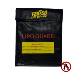 Alternative view of Capa Protetora Antichamas P/ Baterias LiPO Preta